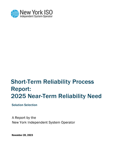 Short-Term Reliability Process Report