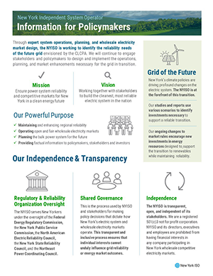 Policymakers Fact Sheet