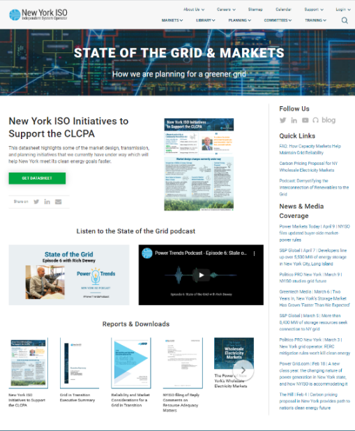 State of the Grid & Markets: How are we planning for a greener grid?