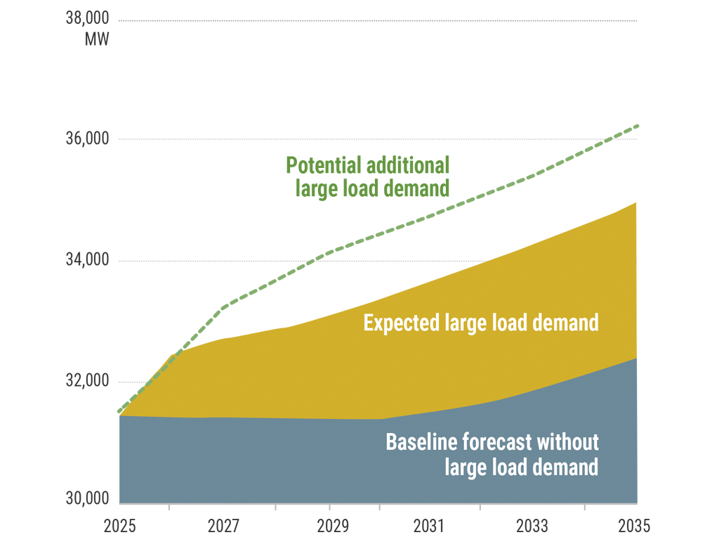 Figure 17: Large Load Summer Demand Uncertainty
